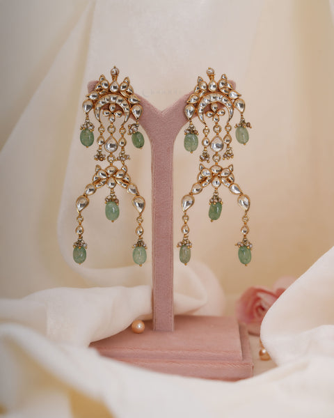 Gold Polish Silver Earrings