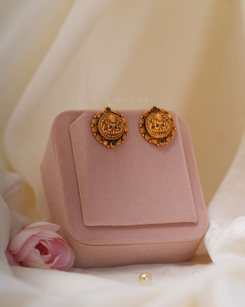 Gold Polish Silver Earrings CHE2255