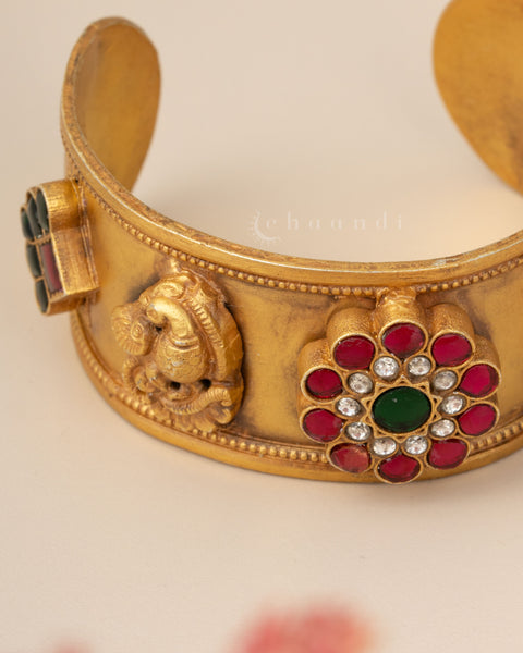 Gold Polish Silver Bangle (Single)