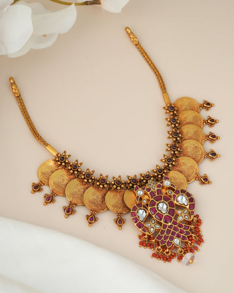 Gold Polish Silver Necklace