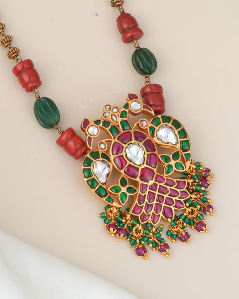 Gold Polish Silver Necklace CHN1965