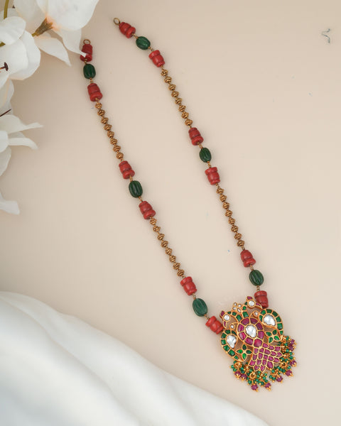 Gold Polish Silver Necklace CHN1965