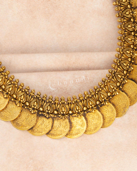 Gold Polish Silver Necklace CHN1975