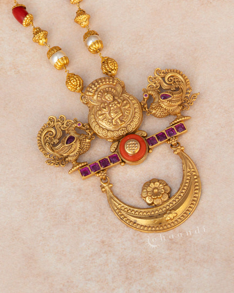 Gold Polish Silver Necklace CHN1985