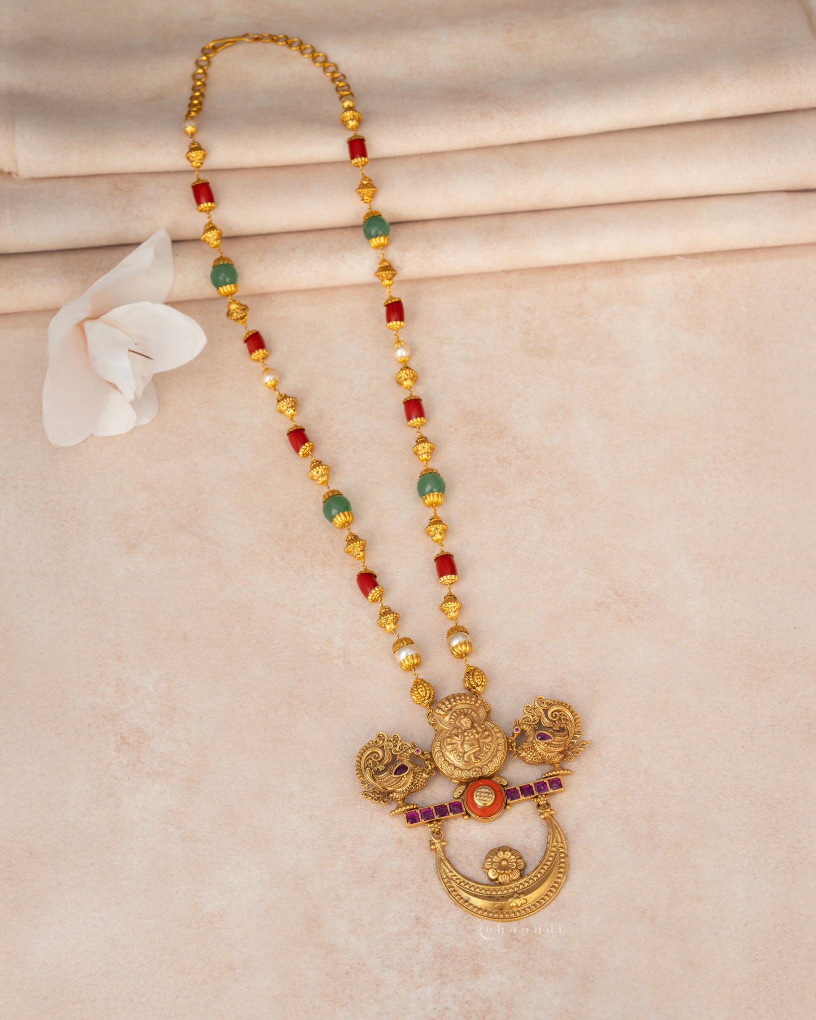 Gold Polish Silver Necklace CHN1985