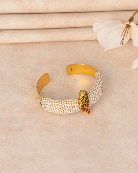 Gold Polish Silver Bangle (Single)