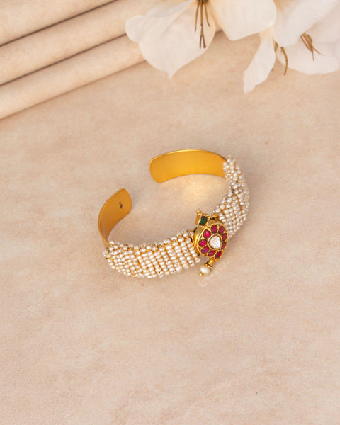Gold Polish Silver Bangle (Single)