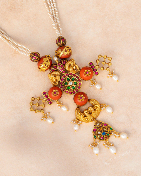 Gold Polish Silver Necklace