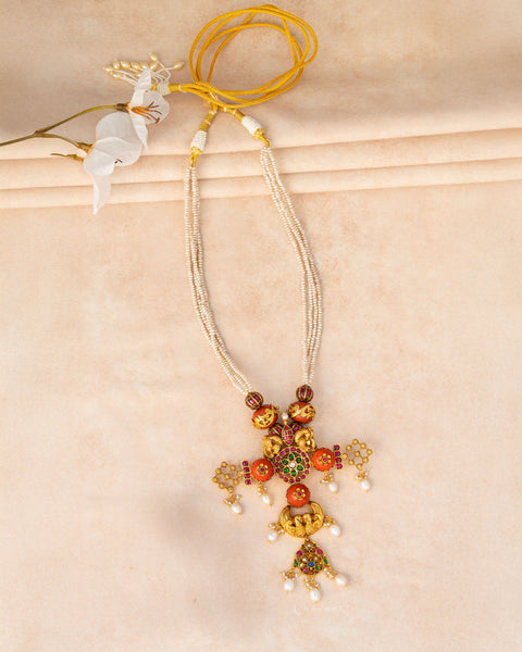 Gold Polish Silver Necklace