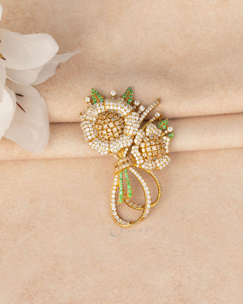 Gold Polish Silver Pendant