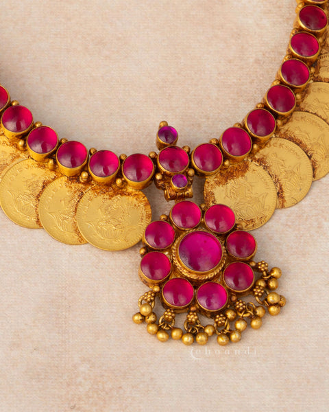 Gold Polish Silver Necklace