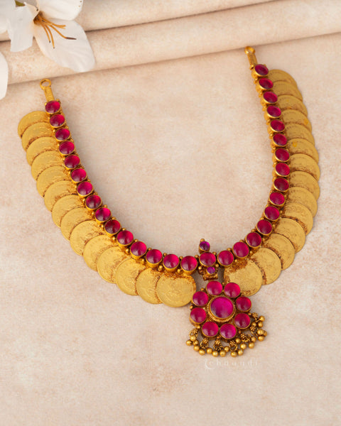 Gold Polish Silver Necklace