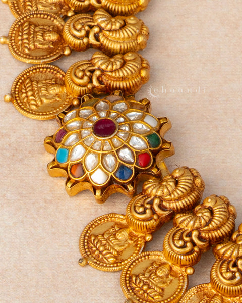 Gold Polish Silver Necklace