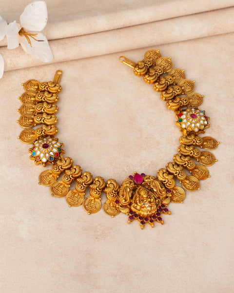 Gold Polish Silver Necklace