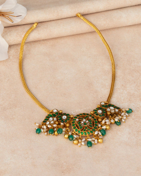 Gold Polish Silver Necklace