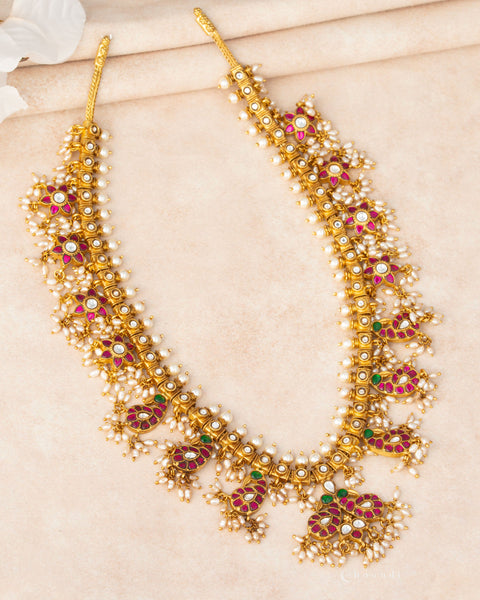 Gold Polish Silver Necklace