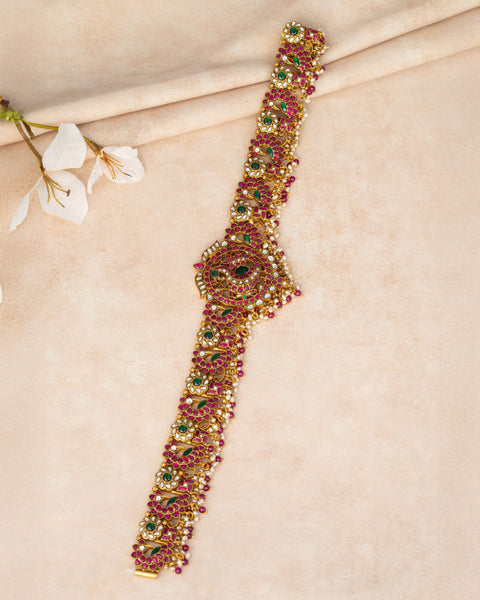 Gold Polish Silver Hip Belt/Oddiyanam CHN2109