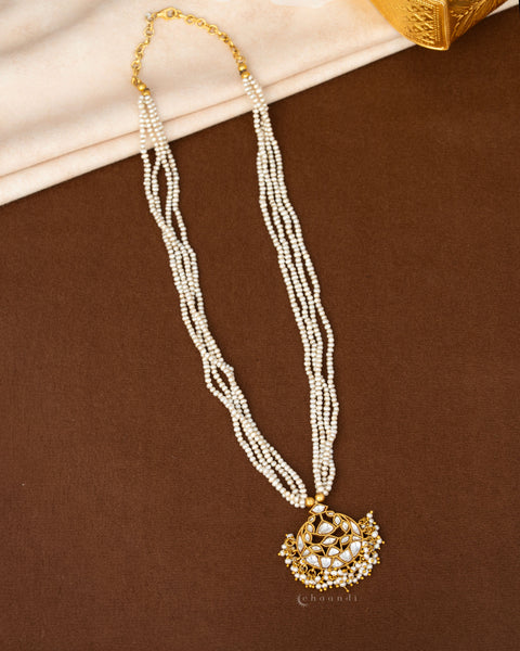 Gold Polish Silver Necklace
