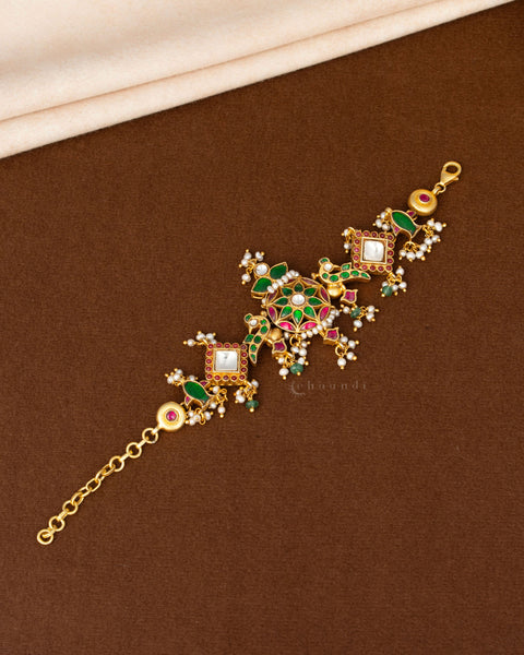 Gold Polish Silver Bracelet/Choker