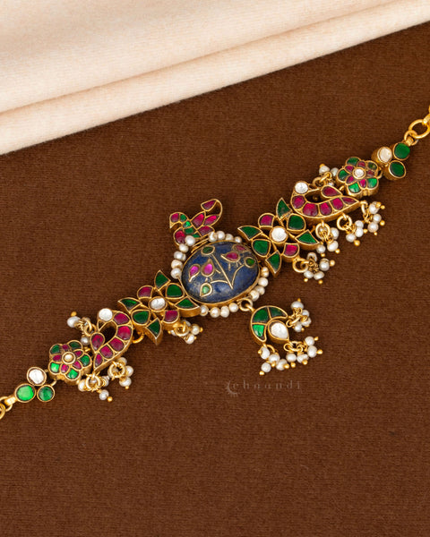 Gold Polish Silver Bracelet/Choker