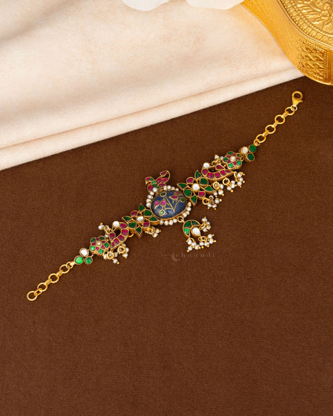 Gold Polish Silver Bracelet/Choker