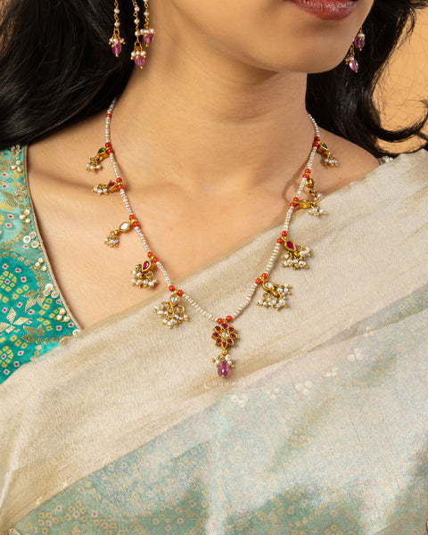 Gold Polish Silver Necklace