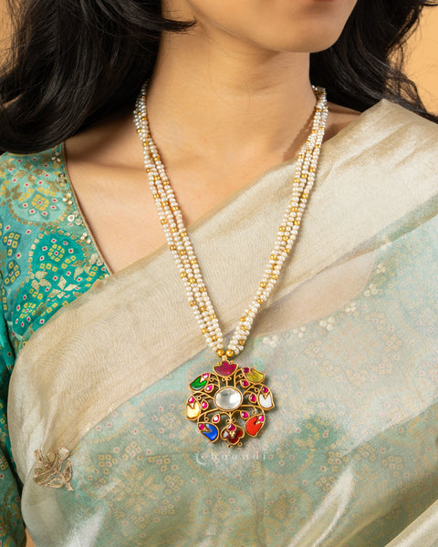 Gold Polish Silver Necklace