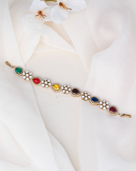 Gold Polish Silver Bacelet/Choker