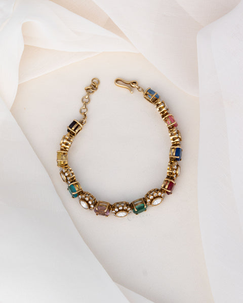Gold Polish Silver Bracelet/Choker