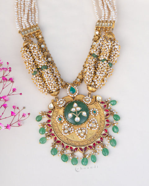 Gold Polish Silver Necklace
