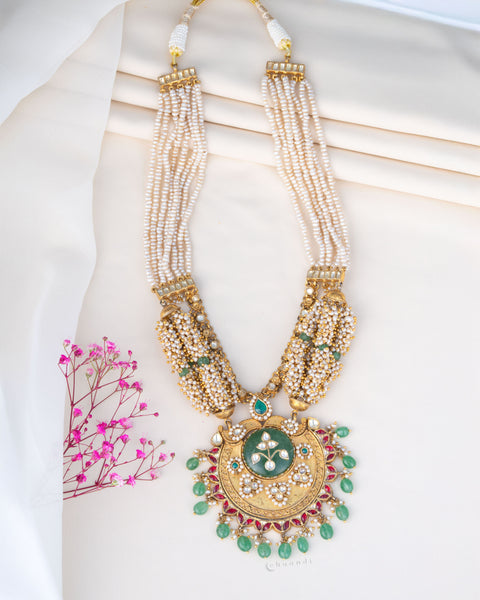 Gold Polish Silver Necklace