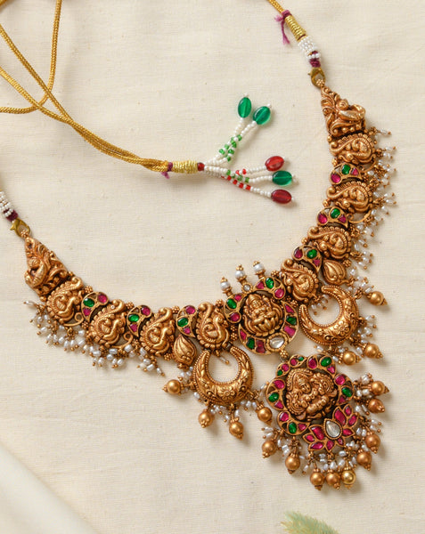 Gold Polish Silver Necklace