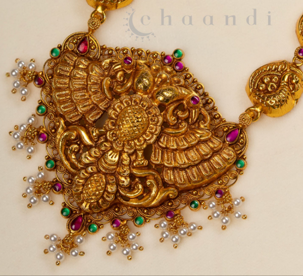 Gold Polish Silver Necklace CHN1835