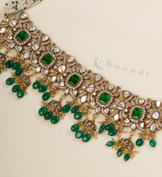 Monzonite Gold Polish Choker