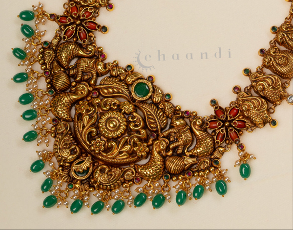 Gold Polish Silver Necklace