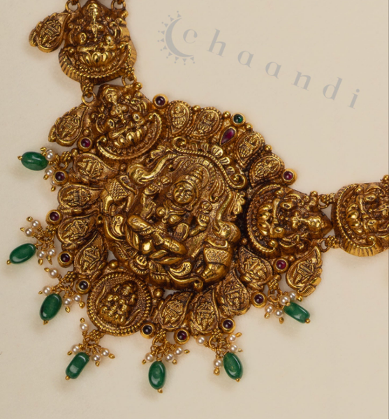 Gold Polish Silver Necklace CHN1833