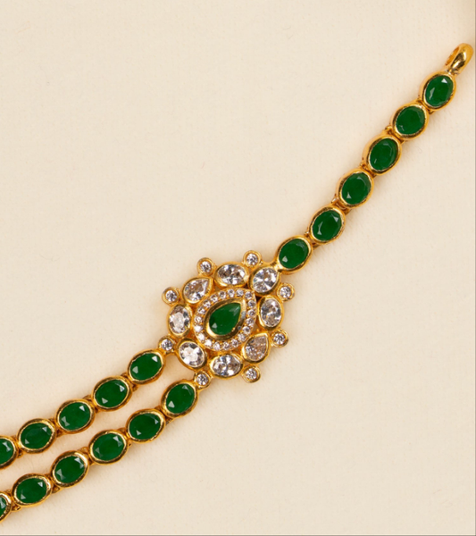 Gold Polish Silver Necklace