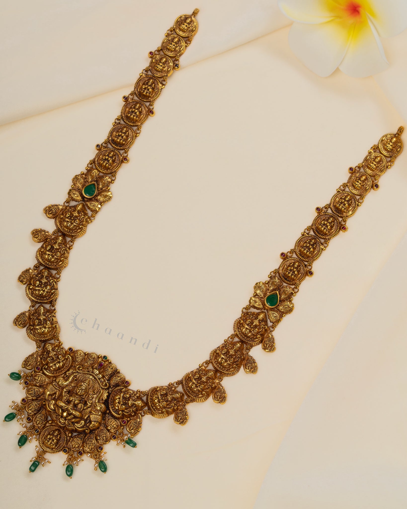 Gold Polish Silver Necklace CHN1833