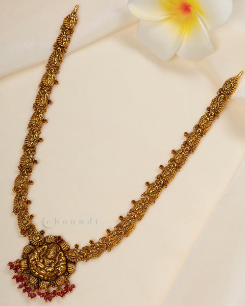 Gold Polish Silver Necklace