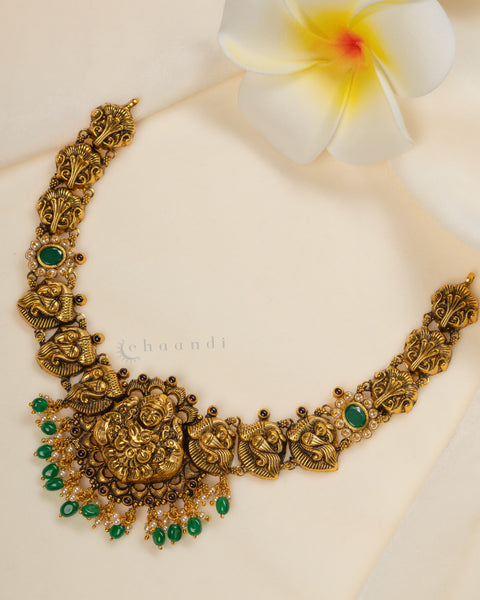 Gold Polish Silver Necklace