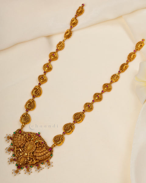 Gold Polish Silver Necklace CHN1835