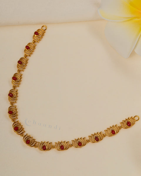 Gold Polish Silver Necklace