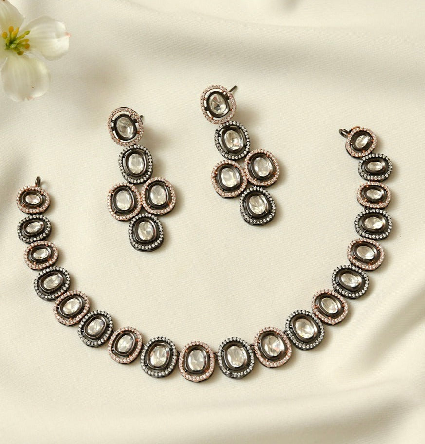 Silver Necklace Set CHN1160