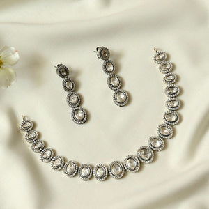 Silver Necklace Set CHN1161