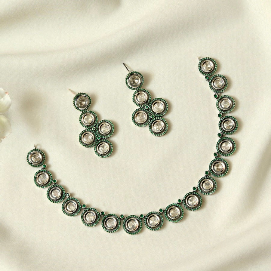 Silver Necklace Set CHN1162