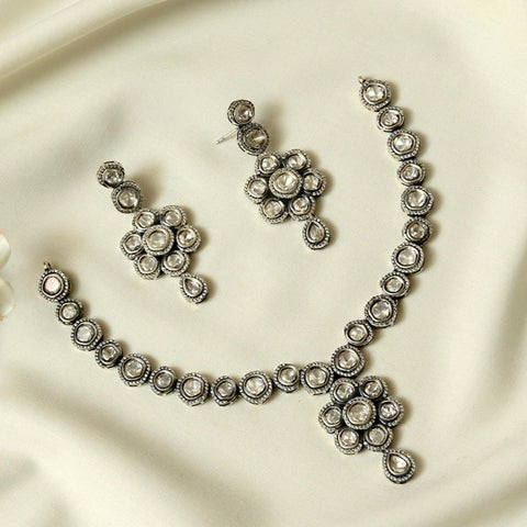 Silver Necklace Set CHN1164
