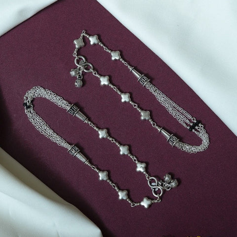 Silver Anklets CH9184 (Pair)